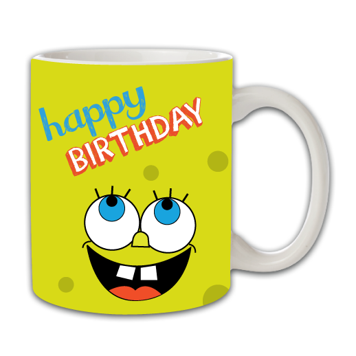 Κούπα Δώρο σε Γενέθλια με Σφουγγαρούλη