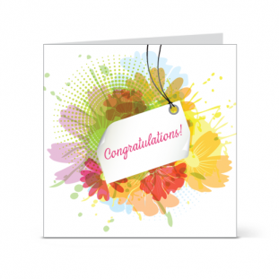 Κάρτα Λουλούδι Congratulations