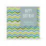 Κάρτα για Γενέθλια με Πράσινες Γραμμές