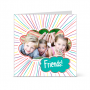 Χρωματιστή Κάρτα Φιλίας