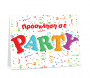 Πρόσκληση σε πάρτι γενεθλίων με θέμα τις Απόκριες