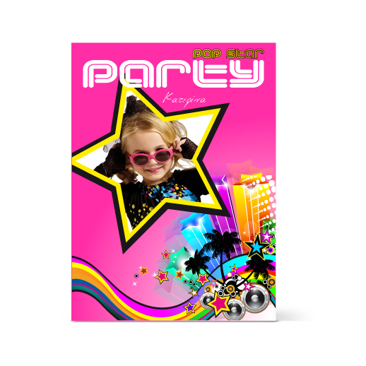 Πρόσκληση με αστέρι για Pop star δεσποινίδες στο δημοτικό