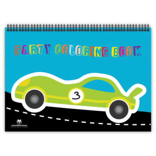 Μπλοκ ζωγραφικής με Αυτοκινητάκι για Αγοράκια