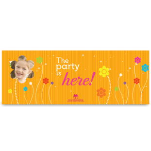 Banner για Πάρτι Λουλούδια