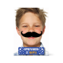 Πρόσκληση με μουστάκι για παιδικό αποκριάτικο πάρτι